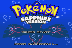 Pokemon Physic Title Screen